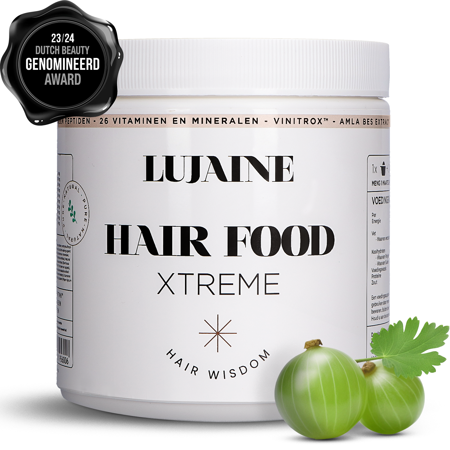 Lujaine Hair Food tegen haaruitval en het stimuleren van haargroei