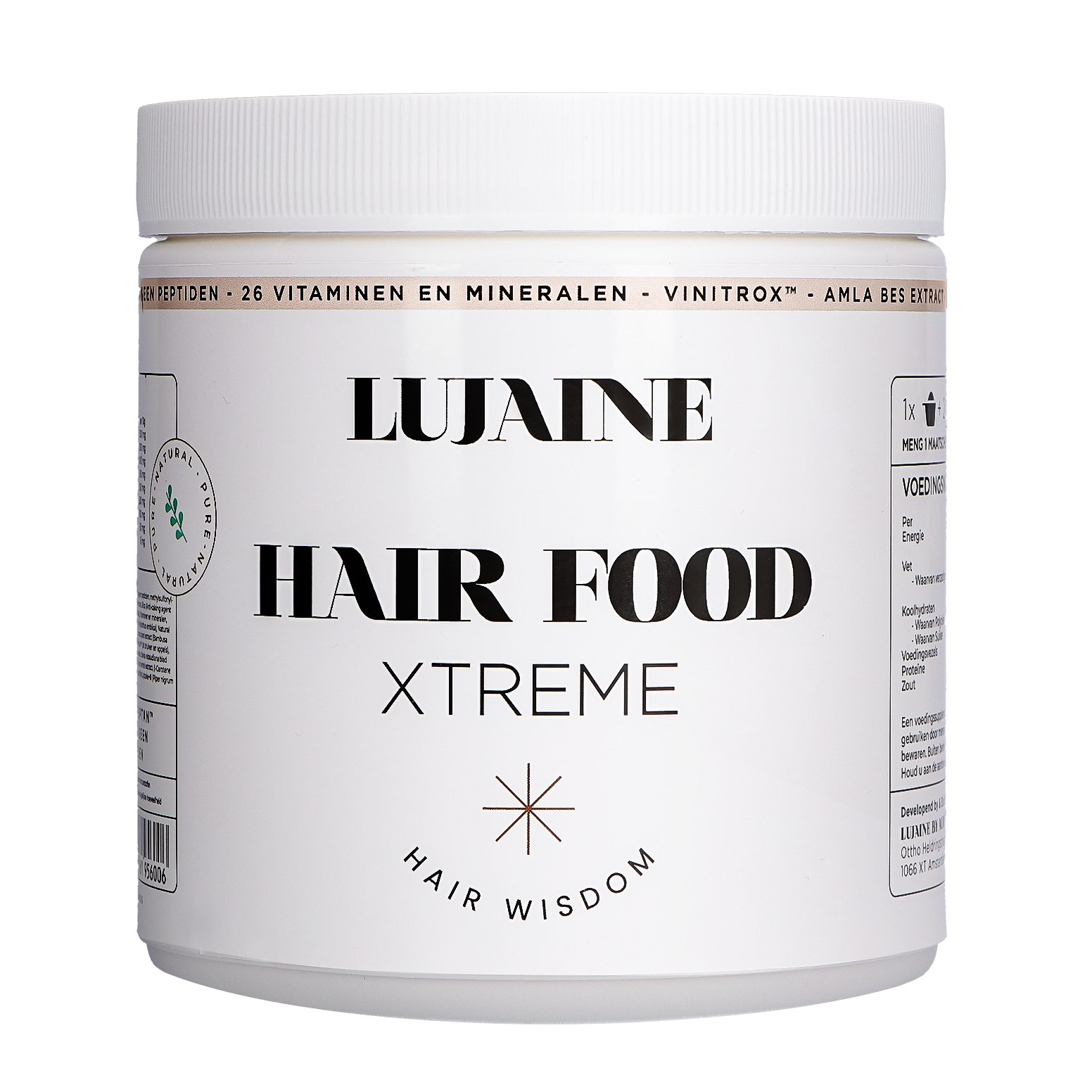 Lujaine Hair Food tegen haaruitval en het stimuleren van haargroei