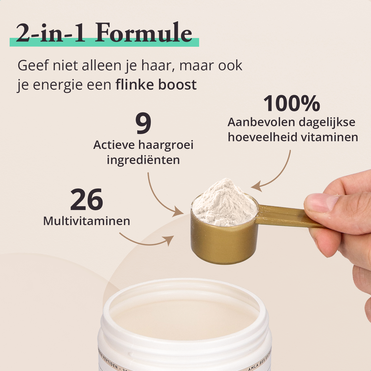 Lujaine Hair Food tegen haaruitval en het stimuleren van haargroei