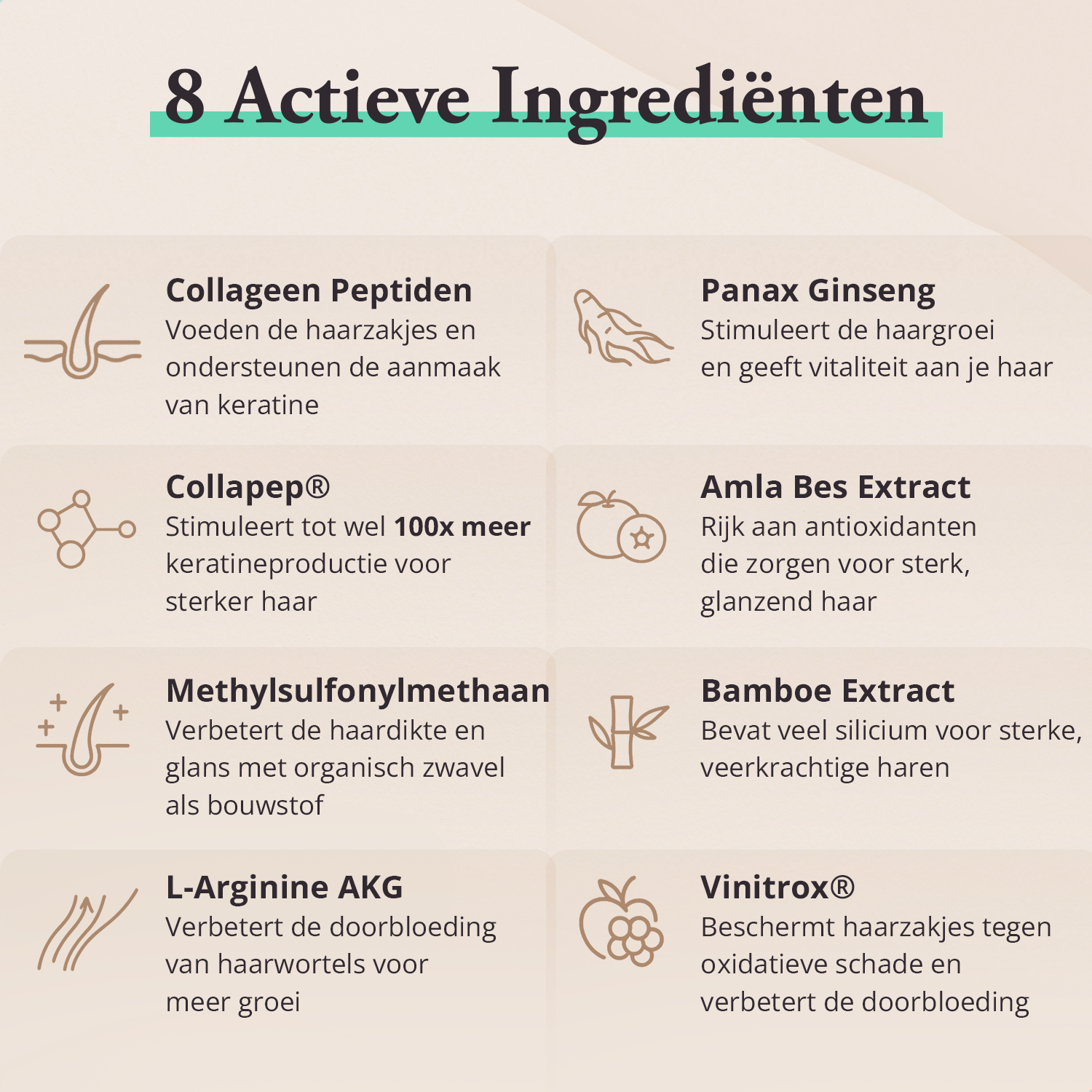 Lujaine Hair Food tegen haaruitval en het stimuleren van haargroei