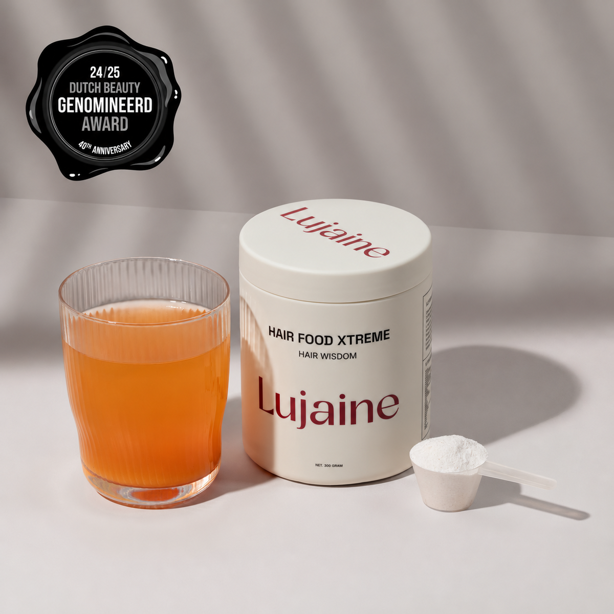 Lujaine Hair Food tegen haaruitval en het stimuleren van haargroei