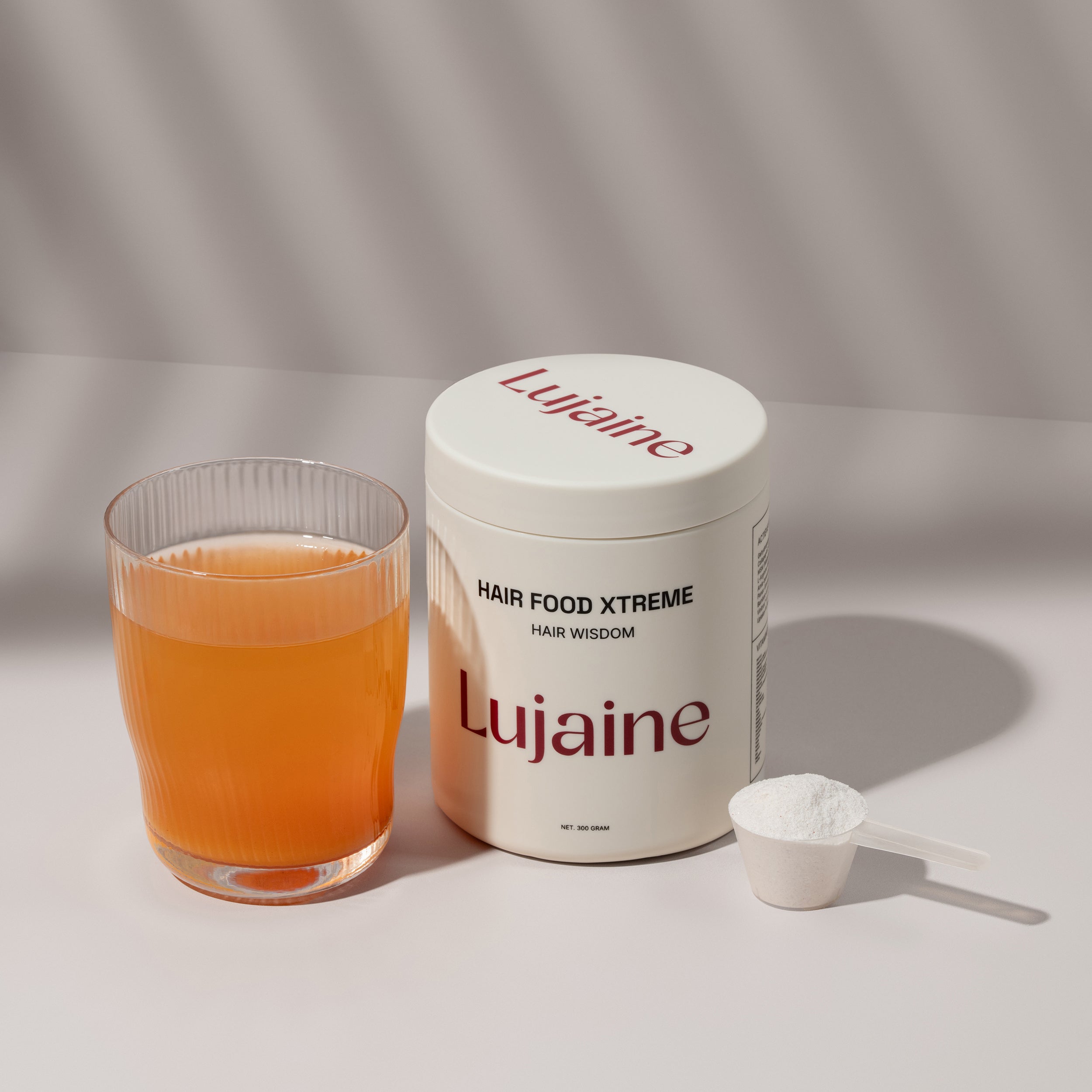 Lujaine Hair Food tegen haaruitval en het stimuleren van haargroei