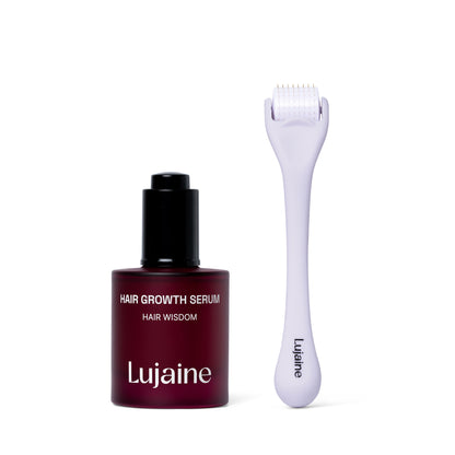 Lujaine Hairserum + Dermaroller - Sterker  &amp; Voller haar - Tegen haaruitval - Snellere haargroei