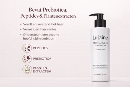 Lujaine Anti-Hairloss Shampoo 200ml - Sulfaatvrij en parfumvrij