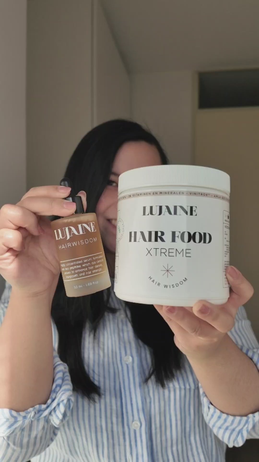 Lujaine Hair Food tegen haaruitval en het stimuleren van haargroei